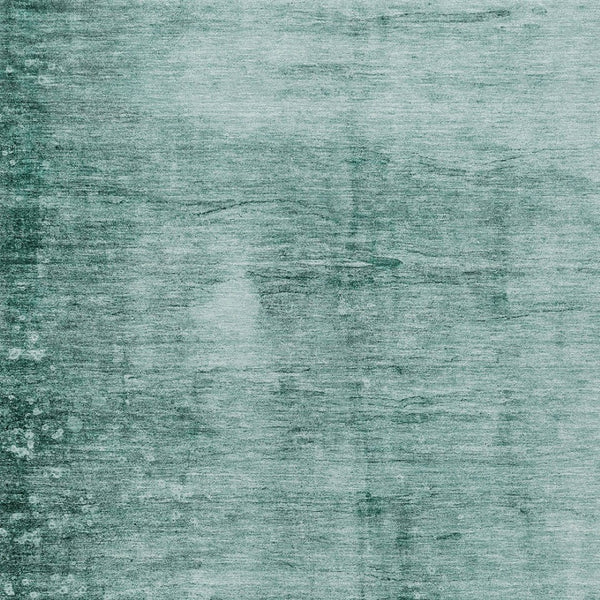 HomeRoots 5' X 8' Teal Blue and Ivory Abstract Washable Area Rug - Stylish, Durable for Indoor & Outdoor Use 623960