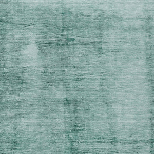 HomeRoots 10' Teal Blue & Ivory Abstract Washable Area Rug - Durable, Stylish Design for Indoor & Outdoor Spaces 623964