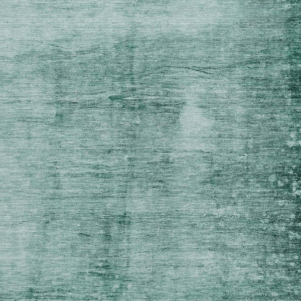 HomeRoots 10' Teal Blue & Ivory Abstract Washable Area Rug - Durable, Stylish Design for Indoor & Outdoor Spaces 623964