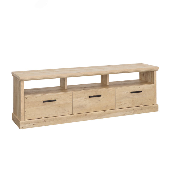 English Elm Credenza, Stylish Brown Engineered Wood Tv Stand For Up To 70” Tvs With Ample Storage Space B356P367929