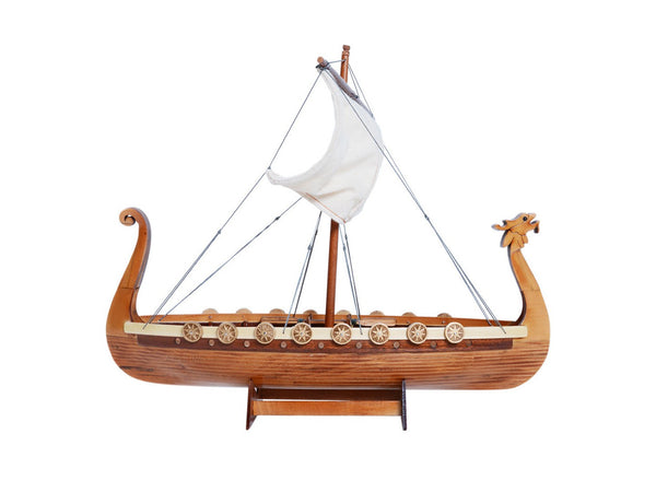 HomeRoots 10" Hand-Painted Unfinished Wood Model Boat – Artisan-Made Nautical Decor for Home & Gifts! 624227