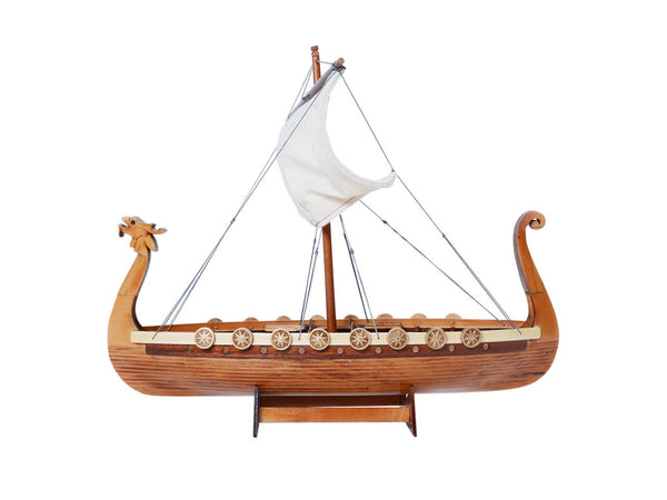 HomeRoots 10" Hand-Painted Unfinished Wood Model Boat – Artisan-Made Nautical Decor for Home & Gifts! 624227