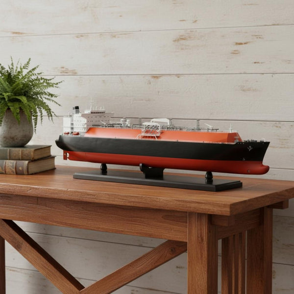 HomeRoots 10" Hand-Painted Unfinished Wood Model Boat - Timeless Nautical Décor for Home and Gifts 624229