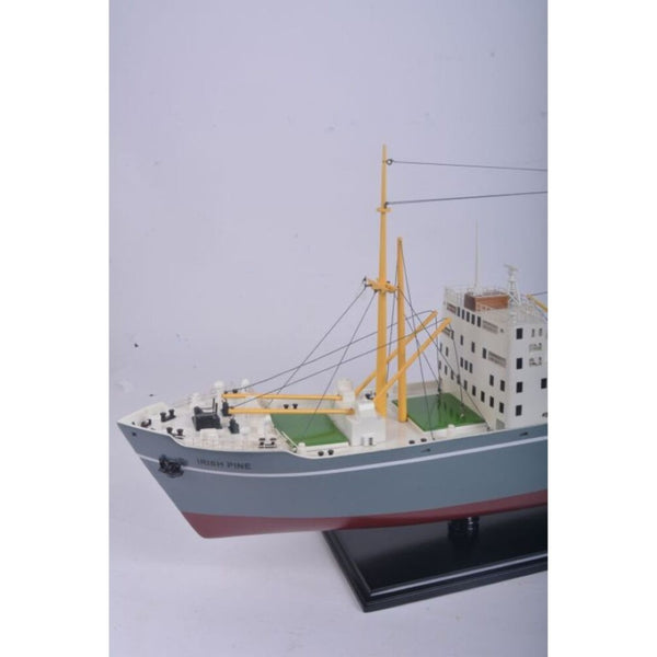 HomeRoots 10" Hand-Painted Unfinished Wood Model Boat - Nautical Décor Accent for Home & Unique Gift Idea 624231