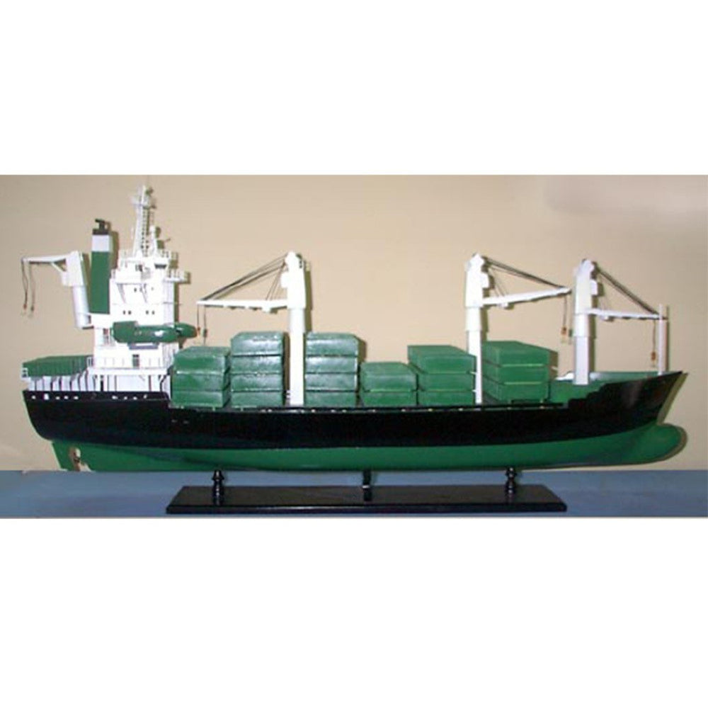 HomeRoots 8" Vintage Hand-Painted Wooden Model Boat - Nautical Charm for Home Décor & Unique Gift Idea! 624242