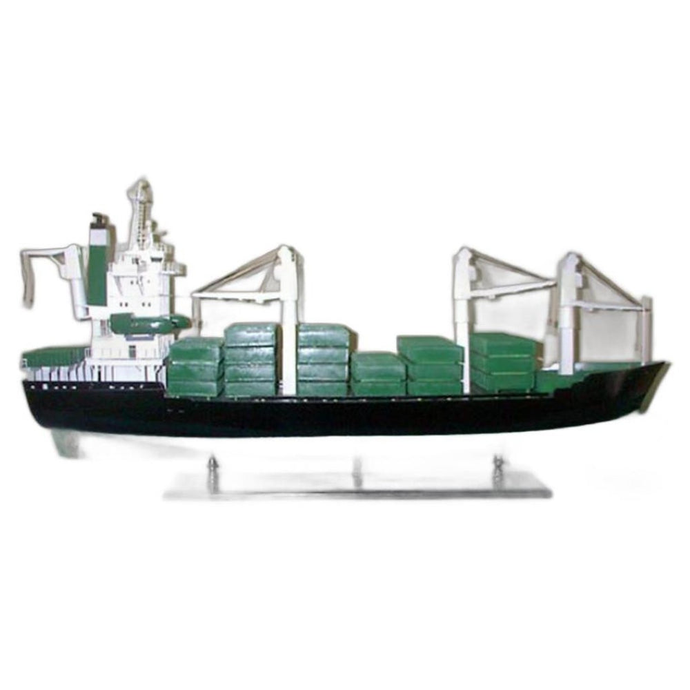 HomeRoots 8" Vintage Hand-Painted Wooden Model Boat - Nautical Charm for Home Décor & Unique Gift Idea! 624242