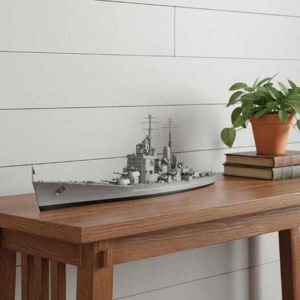 10 Inch Unfinished Wooden Sailboat Figurine Handcrafted Decor for Coastal Spaces
