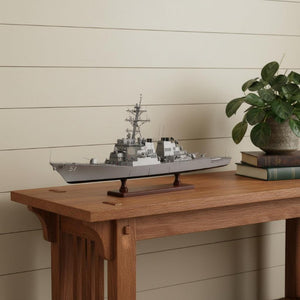 10 Inch Handcrafted Wooden Sailboat Figurine Coastal Nautical Decor Accent Piece