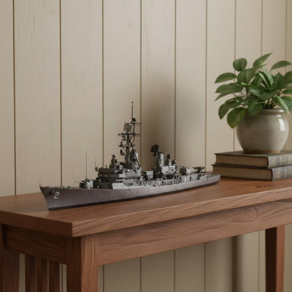10 Inch Handcrafted Wooden Sailboat Figurine Rustic Coastal Decor Accent Piece