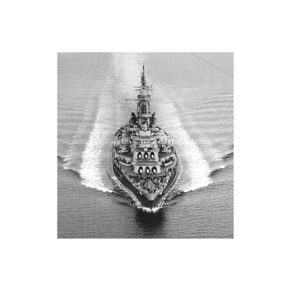 HomeRoots 10" Hand-Painted Wood Model Boat - Vintage Nautical Décor for Coastal & Farmhouse Interiors 624351