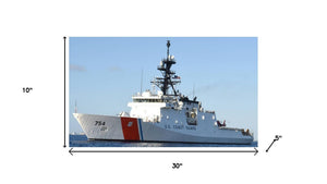 HomeRoots 10" Hand Painted Unfinished Wooden Model Boat - Timeless Nautical Charm for Home Décor & Gifting 624365