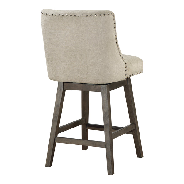 OSP Home Furnishings Granville 26" Swivel Stool Wheat / Grey