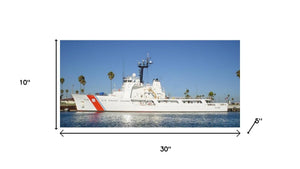 HomeRoots 10" Unfinished Wood Model Boat - Hand-Painted Coastal Decor for Home, Gifts & Customization Options 624412