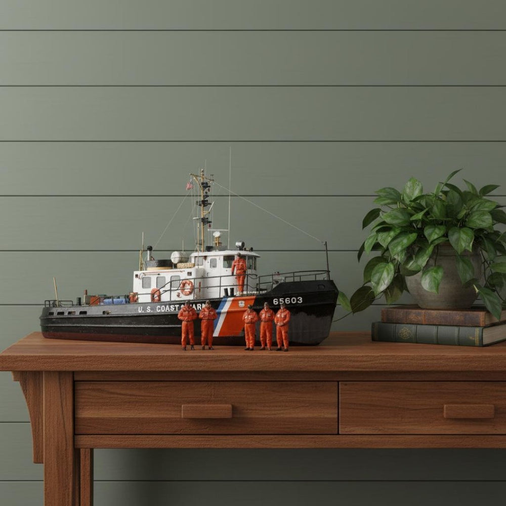 HomeRoots 10" Unfinished Wood Model Boat - Handcrafted Vintage Décor, Customizable Accent for Home & Gifts 624415