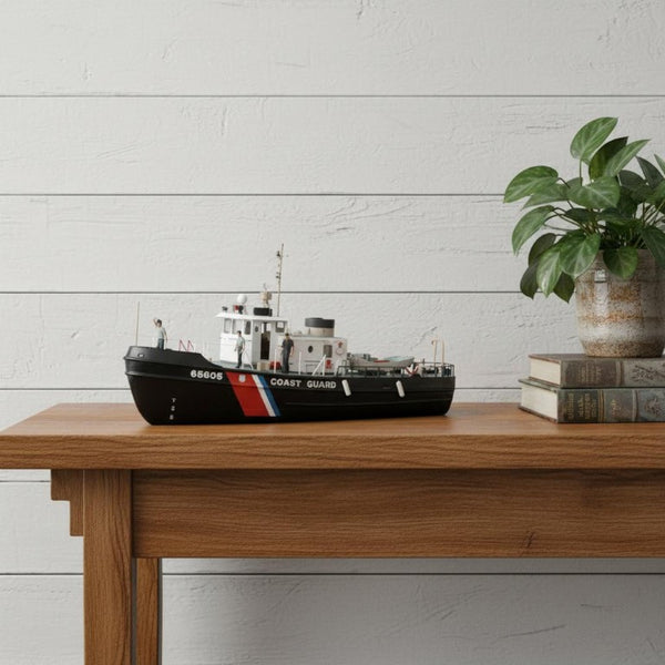 10 Inch Artisan Wooden Sailboat Sculpture Handcrafted Nautical Coastal Home Decor Accent