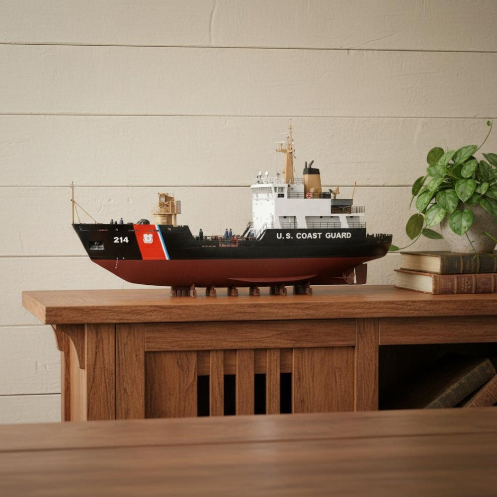 HomeRoots 10" Handcrafted Wooden Model Boat - Vintage Nautical Charm for Home Décor & Unique Gifts 624441