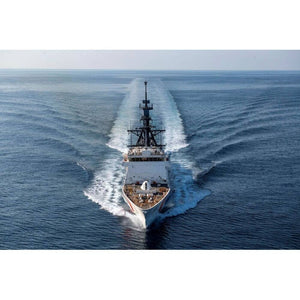 HomeRoots 10" Hand Painted Model Boat - Unique Nautical Décor, Customizable Wooden Accent for Your Home! 624489