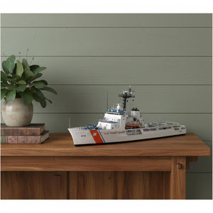 HomeRoots 10" Hand-Painted Wooden Model Boat – Nautical Charm for Home Decor, Unique Gift for All Occasions 624520