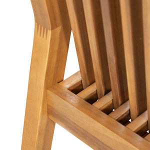 English Elm Christopher Knight Home® - Patio Acacia Wood Dining Chairs Set of 2 with Waterproof Cushions, Ergonomic Armrests, 400 lb Capacity Beige,Natural N779P234497N