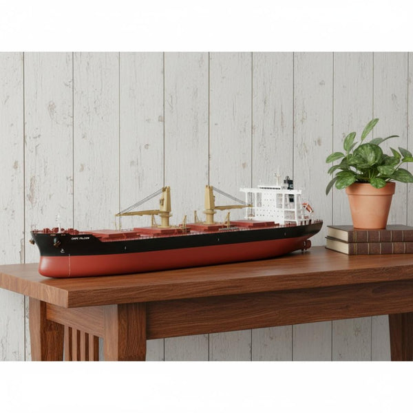 HomeRoots 10" Hand-Painted Wooden Model Boat – Nautical Charm for Home Décor & Unique Gift Idea! 624593