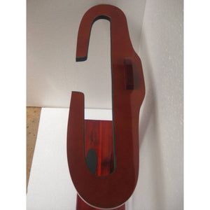 HomeRoots 39" Hand-Painted Unfinished Wood Model Boat - Nautical Décor for Tabletop Centerpiece or Gift 624605