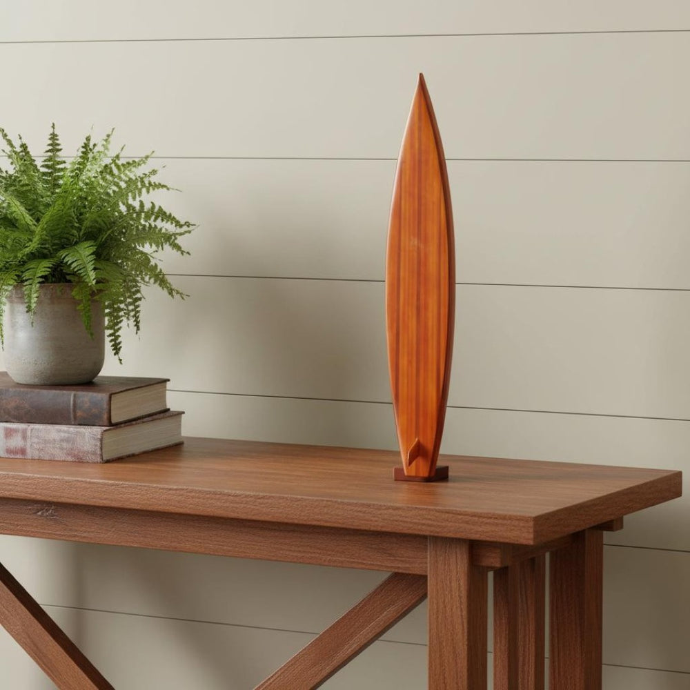 HomeRoots 6" Hand-Painted Unfinished Wood Model Boat - Vintage Nautical Decor for Home & Gift Ideas 624618