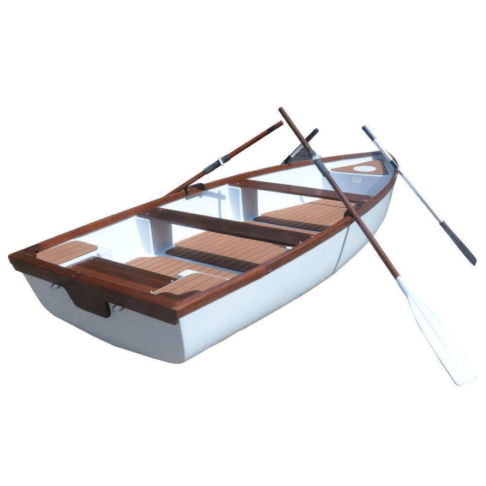 HomeRoots 20" Hand-Painted Wood Model Boat - Vintage Charm for Home Decor, Artisan Craftsmanship Gift Idea 624624