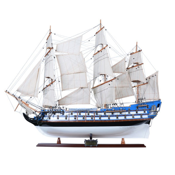 HomeRoots 23 Inch Handcrafted Unfinished Wooden Sailboat Sculpture Coastal Nautical Decor Accent 624653