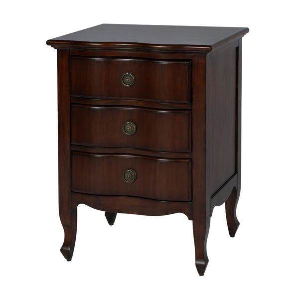 Butler Specialty Butler Nigel 21.5" Rectangular 3-Drawer Accent Chest in Mahogany Brown — Compact, Durable, Classic Craftsmanship 6249379