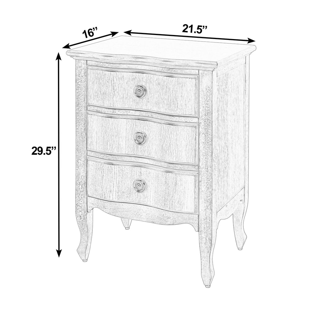 Butler Specialty Butler Nigel 21.5" Rectangular 3-Drawer Accent Chest in Mahogany Brown — Compact, Durable, Classic Craftsmanship 6249379