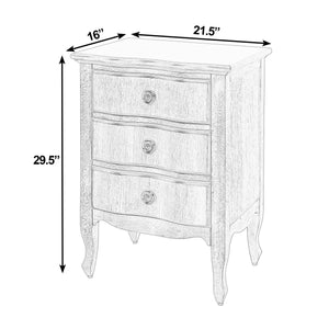 Butler Specialty Butler Nigel 21.5" Rectangular 3-Drawer Accent Chest in Mahogany Brown — Compact, Durable, Classic Craftsmanship 6249379