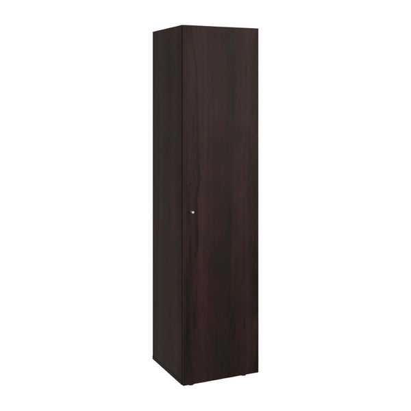 English Elm Wenge Finish Slim Four Shelf Storage Cabinet for Bedroom Hallway or Tight Spaces B062P483763