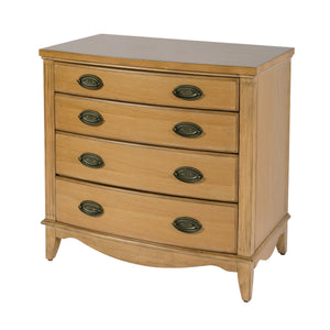 Butler Specialty Butler Agatha 32 in. 4-Drawer Accent Chest with Mahogany Finish, Soft-Close Drawers, Compact Elegance Medium Brown 6250492