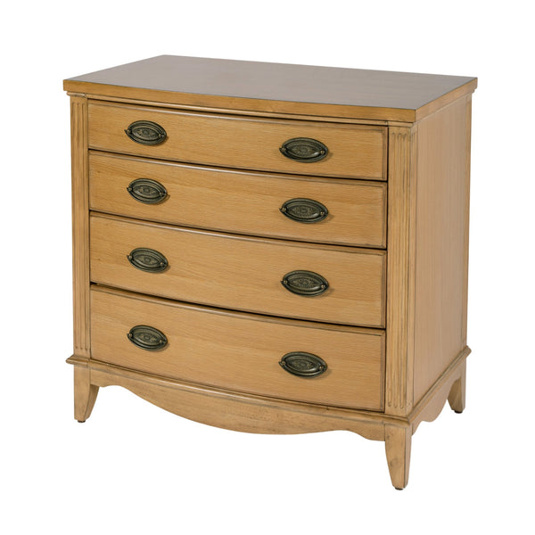 Butler Specialty Butler Agatha 32 in. 4-Drawer Accent Chest with Mahogany Finish, Soft-Close Drawers, Compact Elegance Medium Brown 6250492