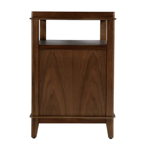Butler Specialty Butler Highbury 28" Wood Nightstand With 2 Soft-close Drawers & Open Shelf - Modern Elegance In Brown Medium Brown Mdf,Acacia,Pine,Plywood,Veneers 6251489-butler