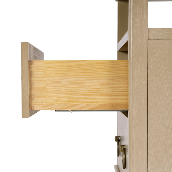 Butler Specialty Butler Highbury 28" W Wood Nightstand With 2 Soft-close Drawers & Open Shelf - Modern Elegance Beige Mdf,Eucalyptus,Pine,Plywood,Acacia,Veneers 6251516-butler