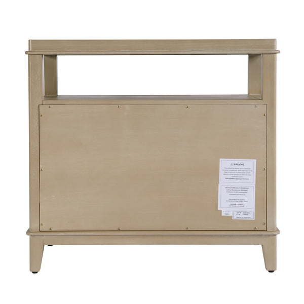 Butler Specialty Butler Highbury 28" W Wood Nightstand With 2 Soft-close Drawers & Open Shelf - Modern Elegance Beige Mdf,Eucalyptus,Pine,Plywood,Acacia,Veneers 6251516-butler