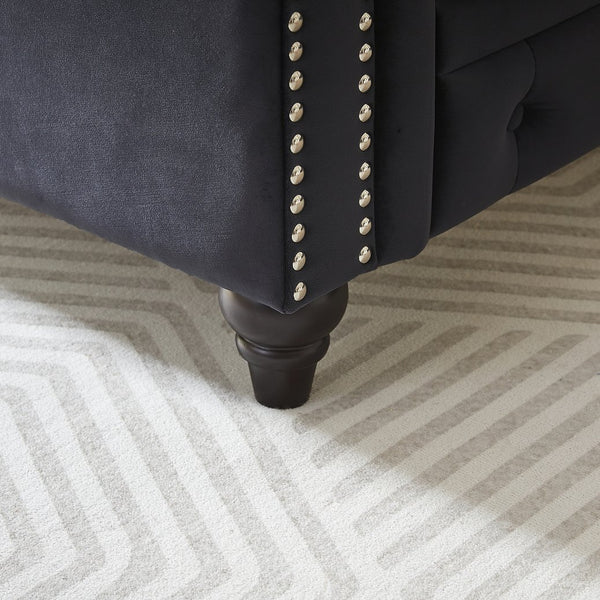 English Elm Fx 3-Seat + 2-Seat Combo Sofa - Modern Velvet Sectional For Stylish Living Rooms & Offices W1926S00068