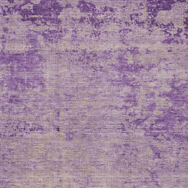 HomeRoots 5' Purple and Beige Abstract Area Rug - Durable, Washable Design for Indoor and Outdoor Spaces 8' X 10' 625232