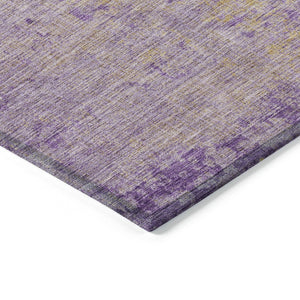 HomeRoots 5' Purple and Beige Abstract Area Rug - Durable, Washable Design for Indoor and Outdoor Spaces 8' X 10' 625232