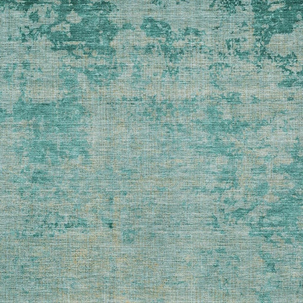 HomeRoots 5' Teal Blue and Wheat Abstract Area Rug - Stylish, Washable, Durable for Indoor and Outdoor Use 5' X 8' 625236