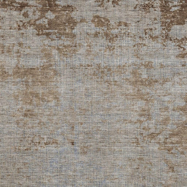 HomeRoots 5' Abstract Taupe and Denim Blue Washable Area Rug for Indoor and Outdoor Spaces – Durable Style 8' X 10' 625244