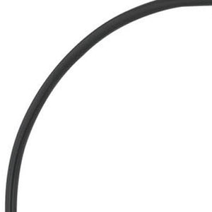 HomeRoots 68" Bronze Metal Floor Lamp with Off-White Empire Shade – Elegant Design for Cozy Reading Spaces 625261
