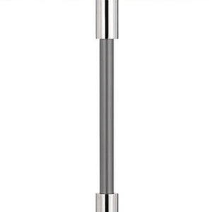 HomeRoots 60" Silver Metal Floor Lamp with Dimmable White Fabric Shade for Stylish Ambiance in Any Room 625264