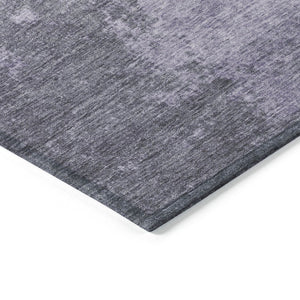 HomeRoots 5' X 8' Contemporary Purple and Gray Abstract Washable Area Rug for Indoor and Outdoor Spaces 625284