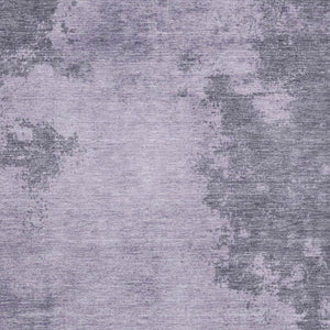 HomeRoots 8' X 10' Abstract Purple and Gray Area Rug - Washable, Durable, Indoor/Outdoor, Modern Style! 625286