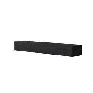 English Elm 48'' Solid Western Red Cedar Floating Mantel Shelf Rustic Farmhouse Wall Display W2640P358910