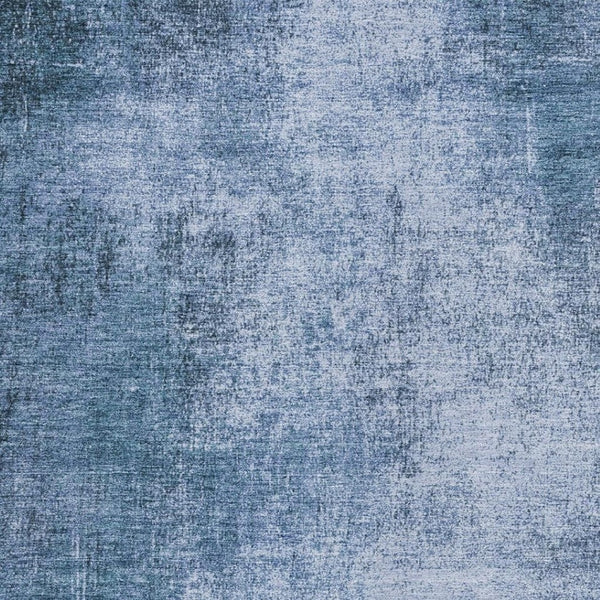 HomeRoots 5' Stylish Blue and Sky Blue Abstract Washable Area Rug for Indoor/Outdoor Spaces - Durable & Versatile! 625302