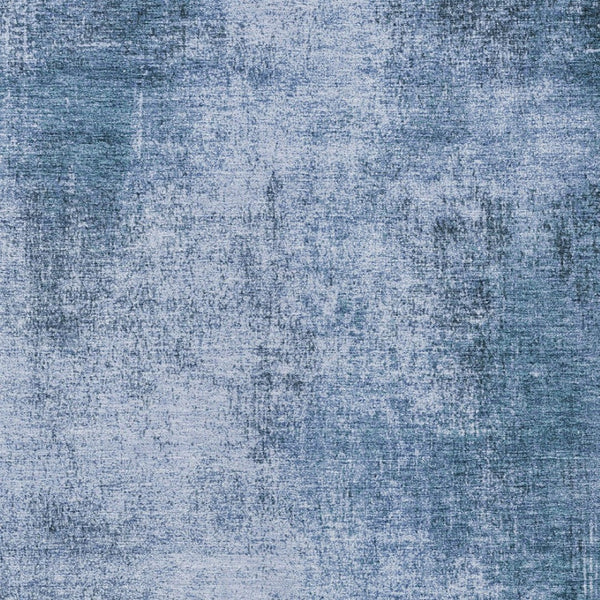 HomeRoots 5' Stylish Blue and Sky Blue Abstract Washable Area Rug for Indoor/Outdoor Spaces - Durable & Versatile! 625302
