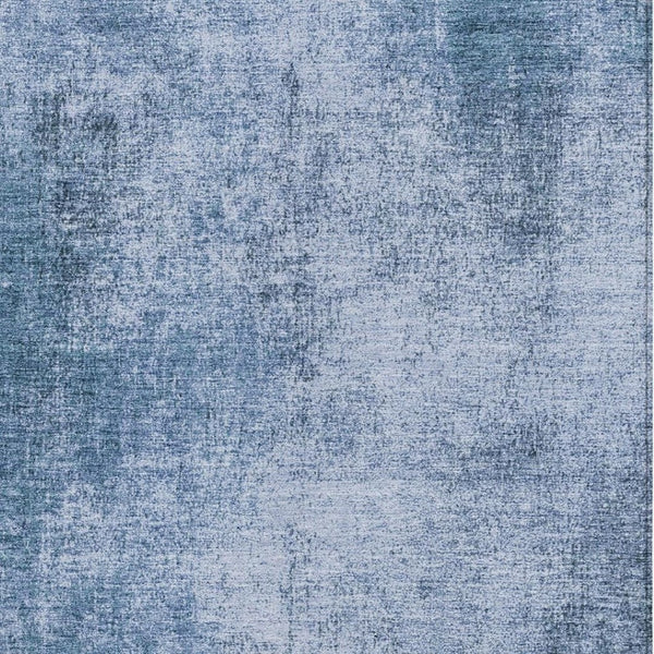 HomeRoots 8' X 10' Blue Abstract Washable Rug - Durable, Stylish Indoor/Outdoor Area Mat for High Traffic Spaces 625304